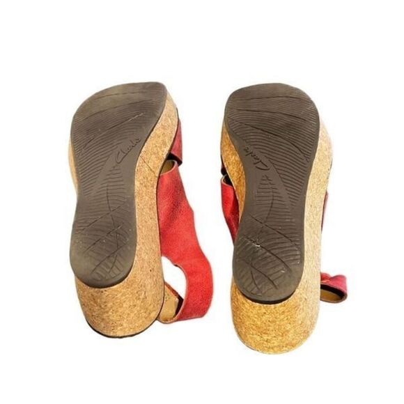 Clark Collection Women's Wedge Sandal size 7 - Picture 4 of 9
